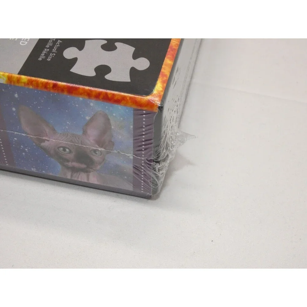 Genuine Fred Jigsaw Puzzle GALAXY CATS JENNIFER NORWOOD 1000 Piece Space Kitten